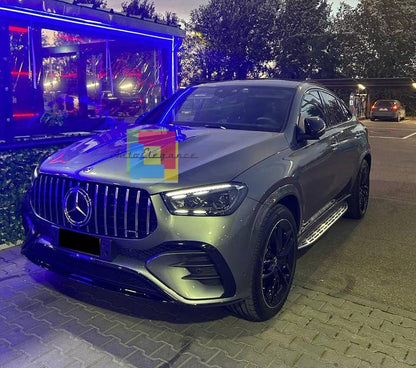 GRIGLIA ADATTA PER MERCEDES GLE W167 2019+ LOOK AMG PROFILI CROMATI GT