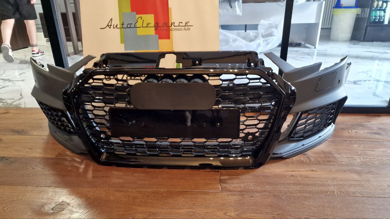 FRONT BUMPER SUITABLE FOR AUDI A3 8V 2017-2020 HATCHBACK LOOK RS3