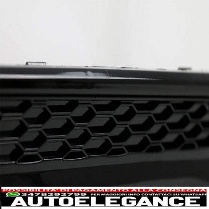Diffusore mantovana paraurti posteriore adatto per audi a4 b9 8w facelift (2020 in poi) solo s-line nero