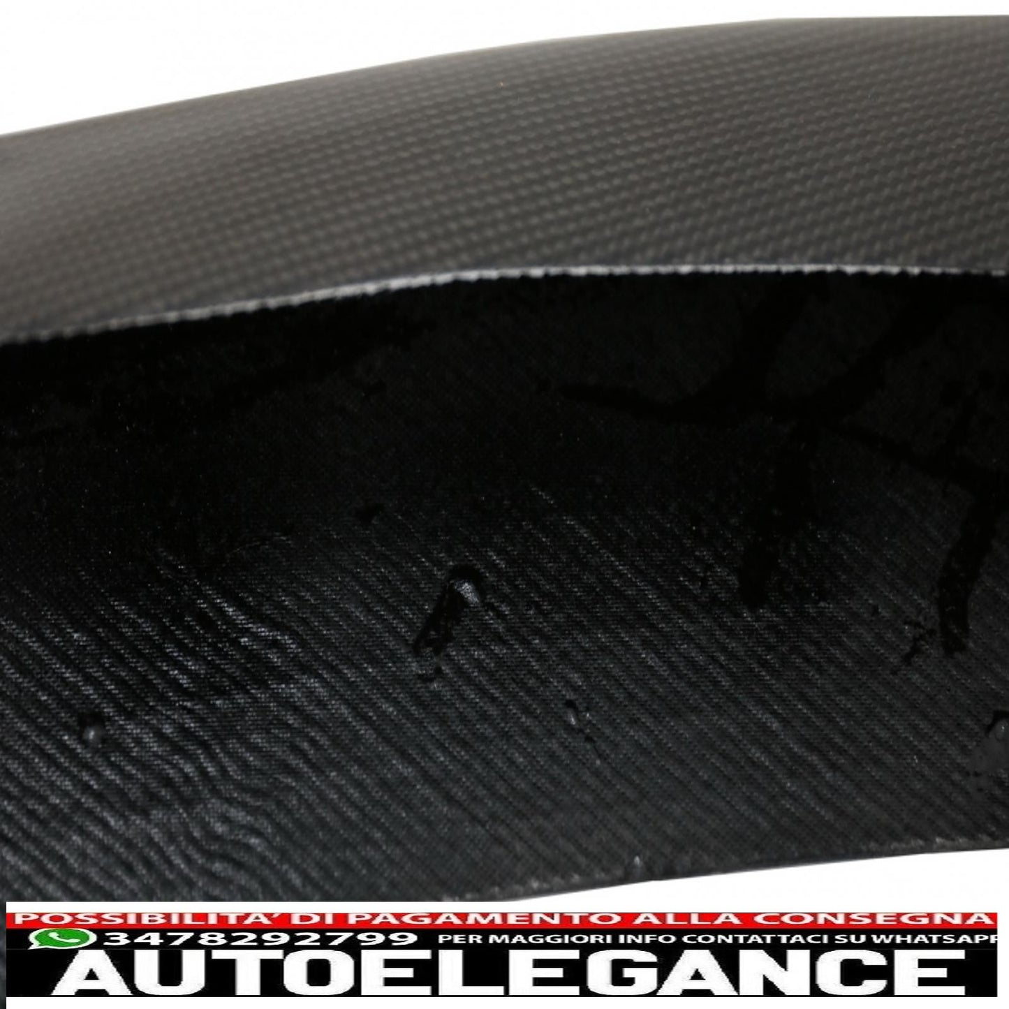 Front bumper lip suitable for mercedes c class w205 s205 a205 c205 (2014-2019) real carbon 