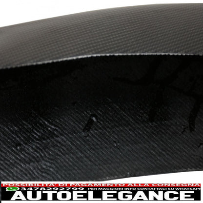 Front bumper lip suitable for mercedes c class w205 s205 a205 c205 (2014-2019) real carbon 