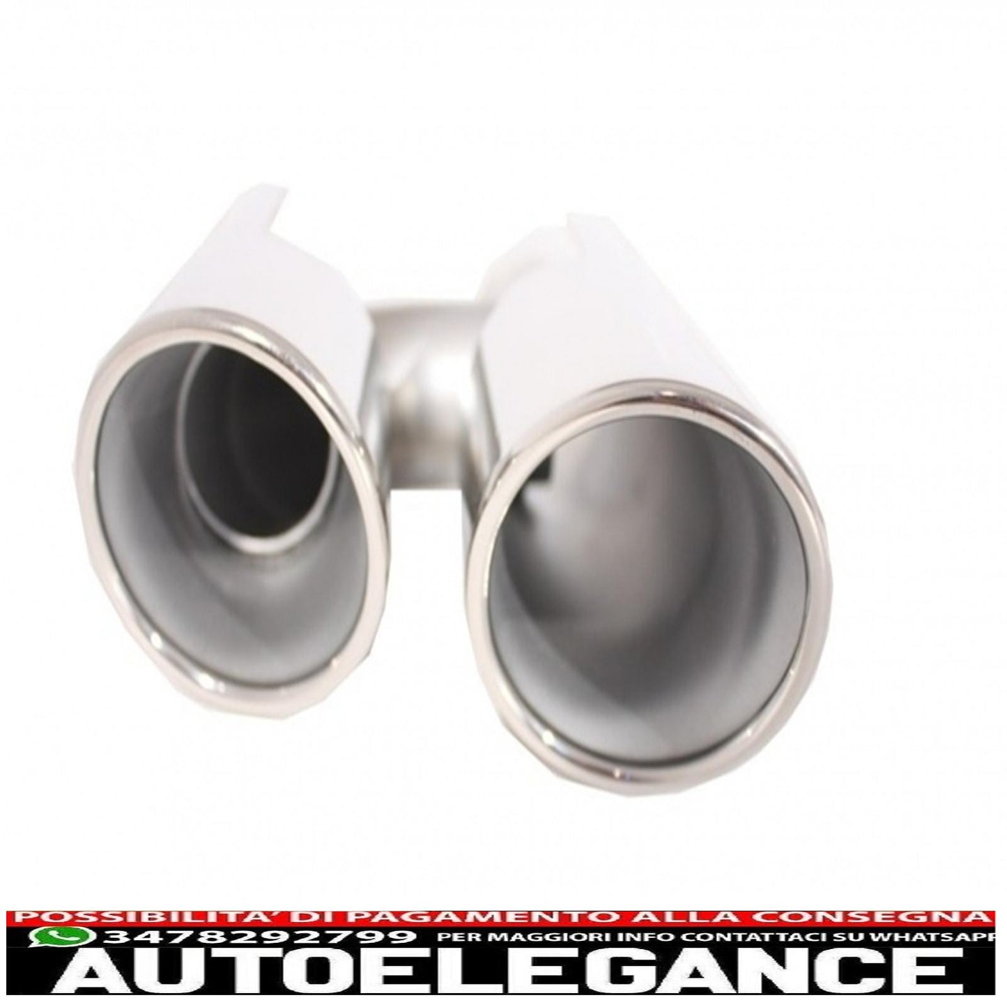 paraurti anteriore con terminali di scarico adatto per porsche 970 panamera (2010-2013) design turbo/gts