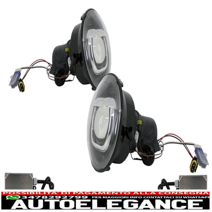 Front Center Grille with HID Bi-Xenon Headlights Fits for Jeep Wrangler Rubicon JK (2007-2017) Angry Bird Design 