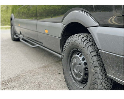 FENDER EXTENSIONS SUITABLE FOR MERCEDES SPRINTER W906 2014-2018 MATT BLACK LOOK
