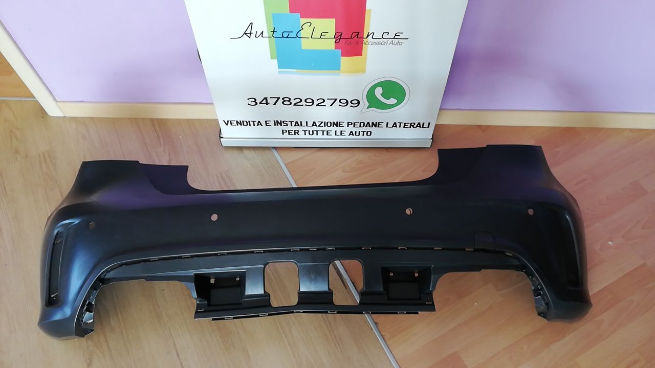 PARAURTI POSTERIORE ADATTO PER MERCEDES CLASSE A W176 2012-2018 LOOK AMG