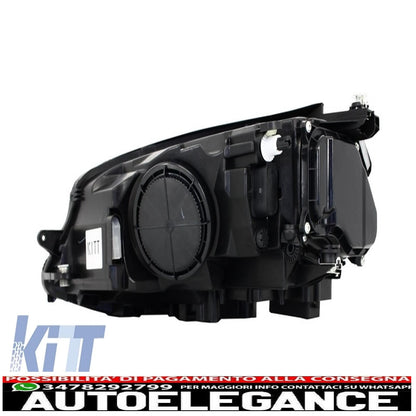 Front bumper suitable for vw golf vii golf 7 from 2013 onwards gti look with 3d red led headlights drl direction indicators 