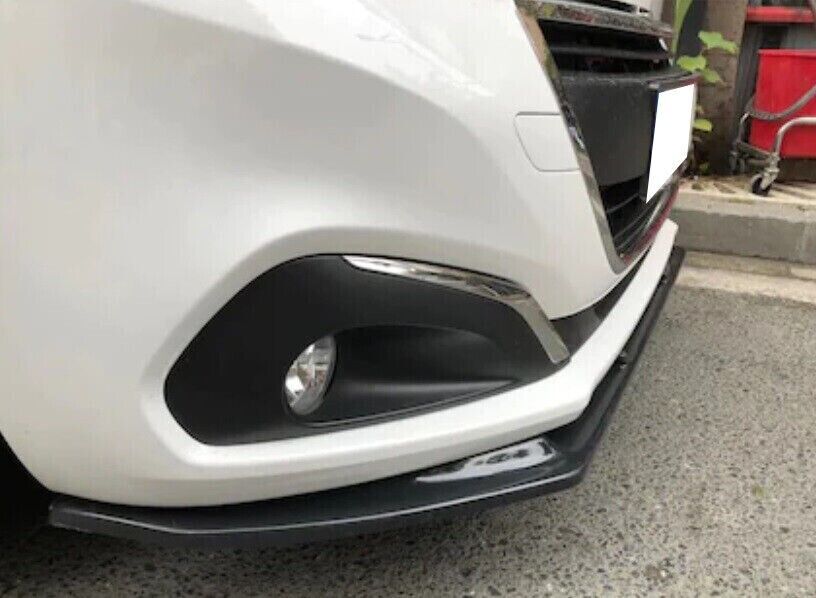 SPLITTER ADATTO PER PEUGEOT 208 NERO LUCIDO LOOK SPORTIVO