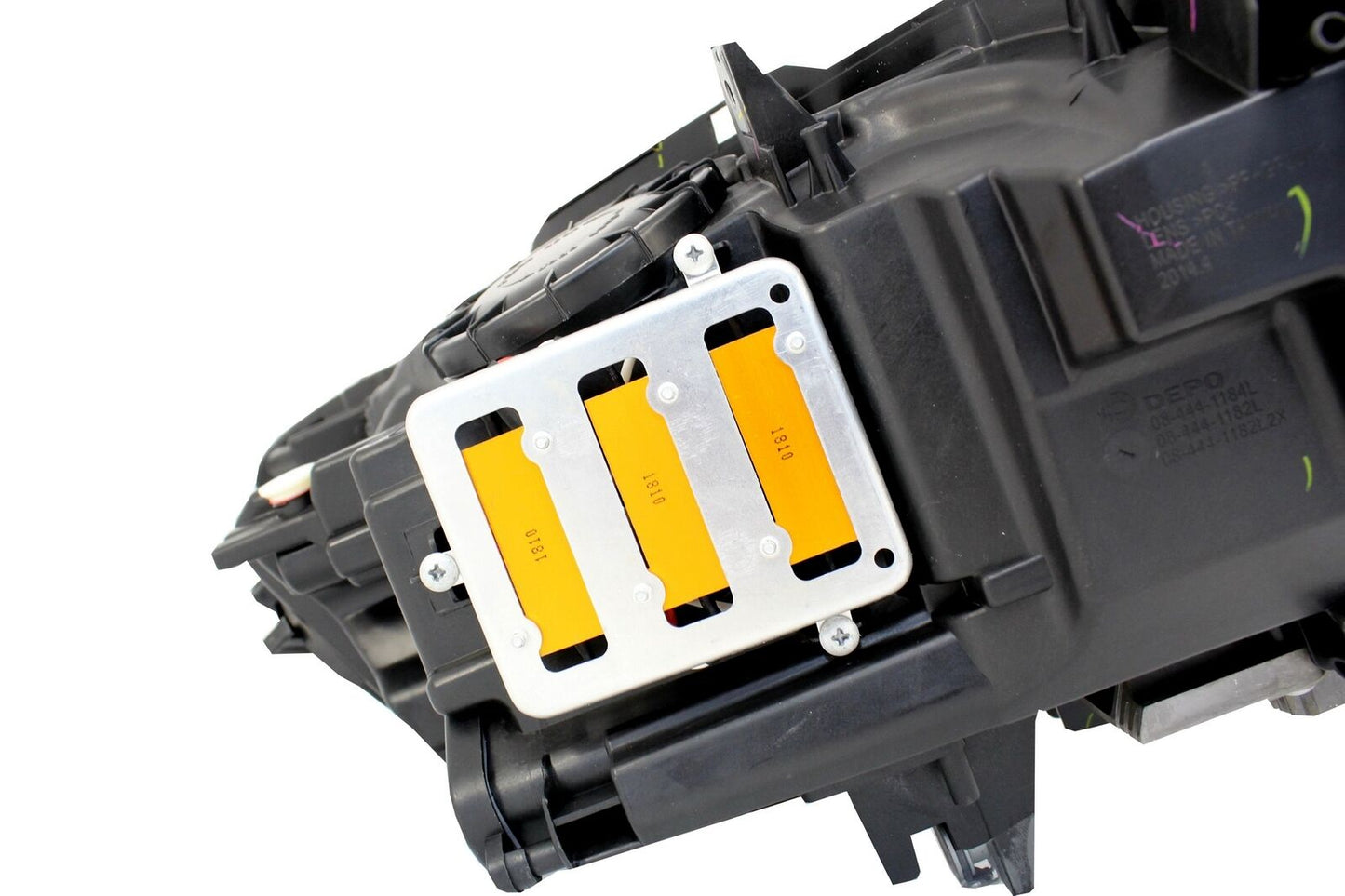 LED DRL Angel Eye Headlights for BMW 1 Series F20 F21 2011-2014 Black Light