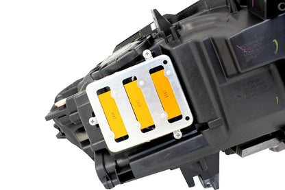 LED DRL Angel Eye Headlights for BMW 1 Series F20 F21 2011-2014 Black Light