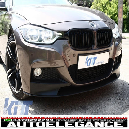 complete body kit suitable for BMW F30 (2011-2014) m-performance design with m-power design exhaust tips