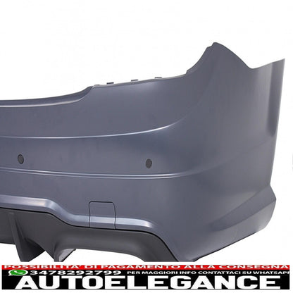 body kit suitable for mercedes c-class w204 (2007-2015) restyling c63 design with led headlights 
