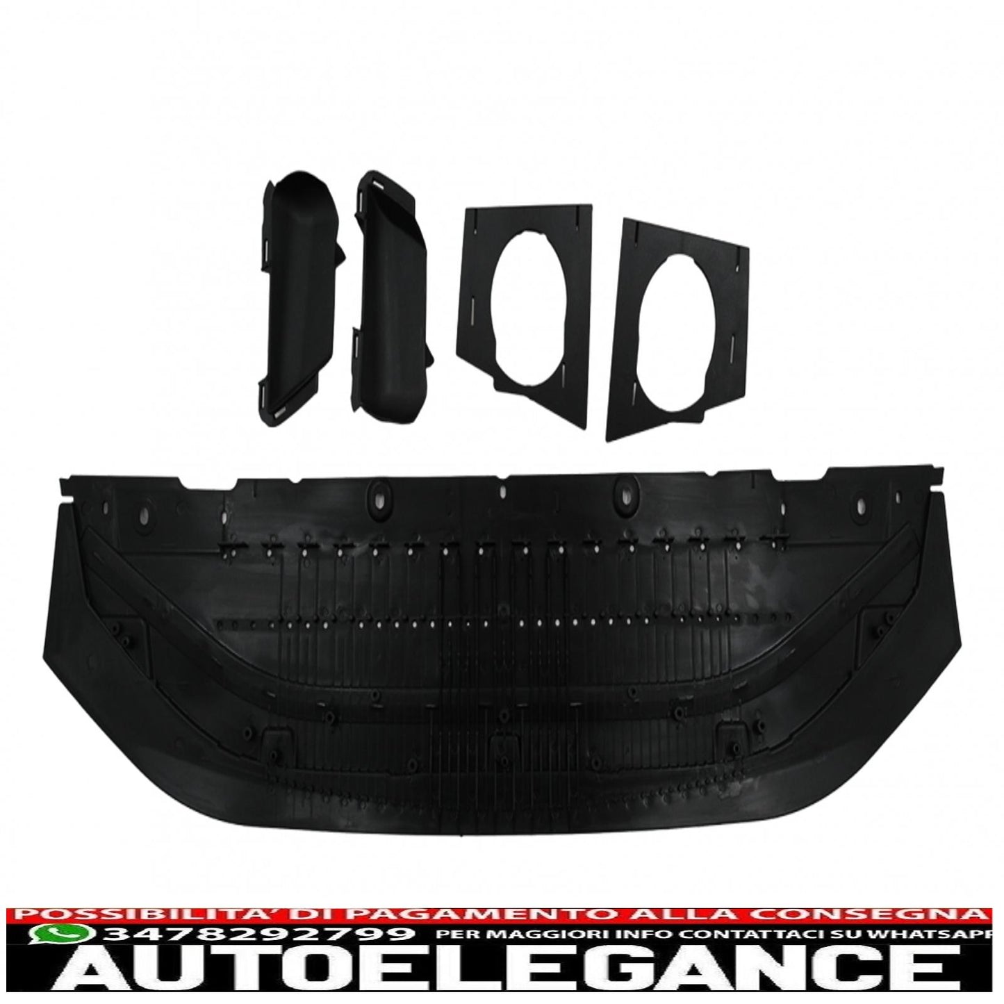 paraurti anteriore con griglia centrale adatto per audi a6 c7 4g (2011-2015) design rs6