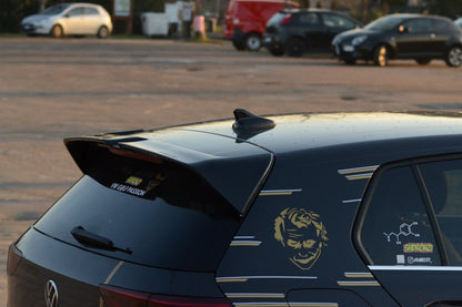 SPOILER POSTERIORE ADATTO PER VW GOLF 8 LOOK NERO LUCIDO DESIGN SPORTIVO