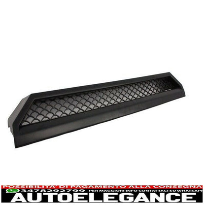 front bumper with bullbar spoiler upper spoiler led drl extension suitable for mercedes g class w463 (1989-2018) design g65 