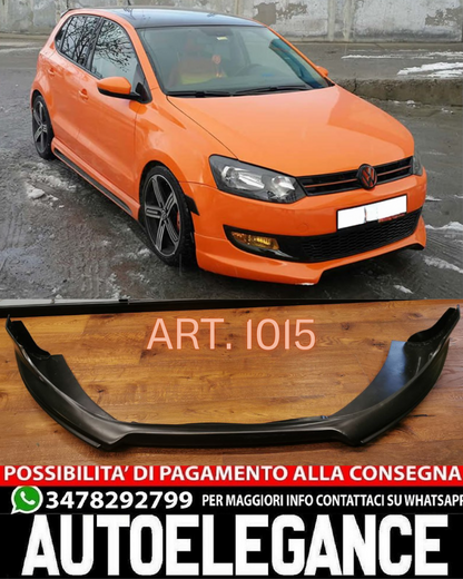 UNDER BUMPER VW POLO 6R 6C STANDARD RAW LOOK SPORTY DESIGN 