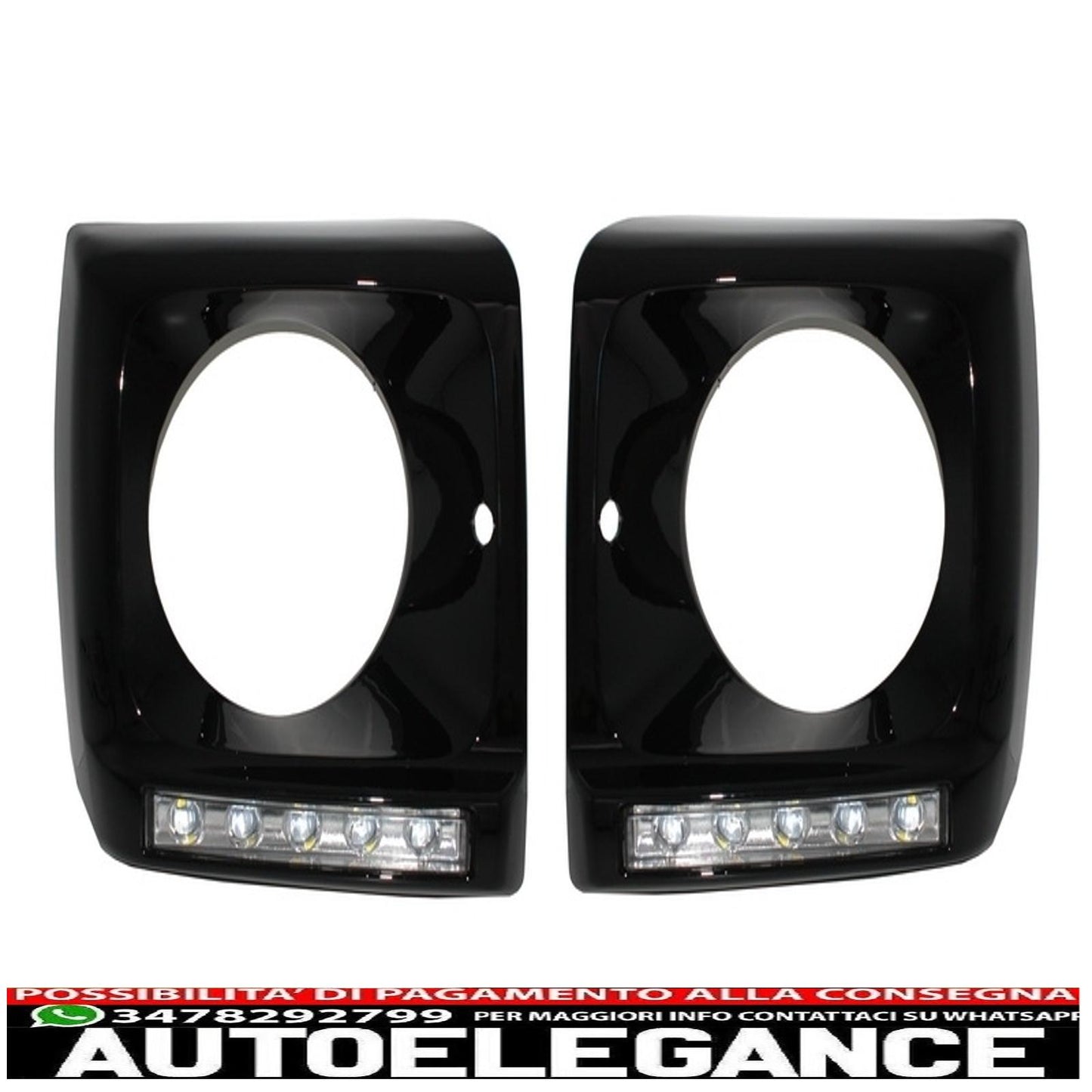 gruppo paraurti anteriore con griglia adatto per mercedes classe g w463 (1989-2012) g65 gt-r design panamericana