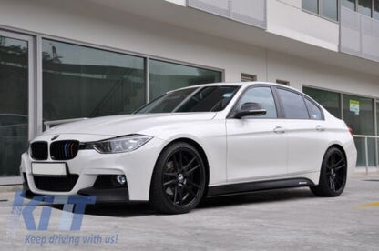 Adesivi laterali in vinile nero per BMW 3er F30 F31 11+ M-Performance Look AUTOELEGANCERICAMBI