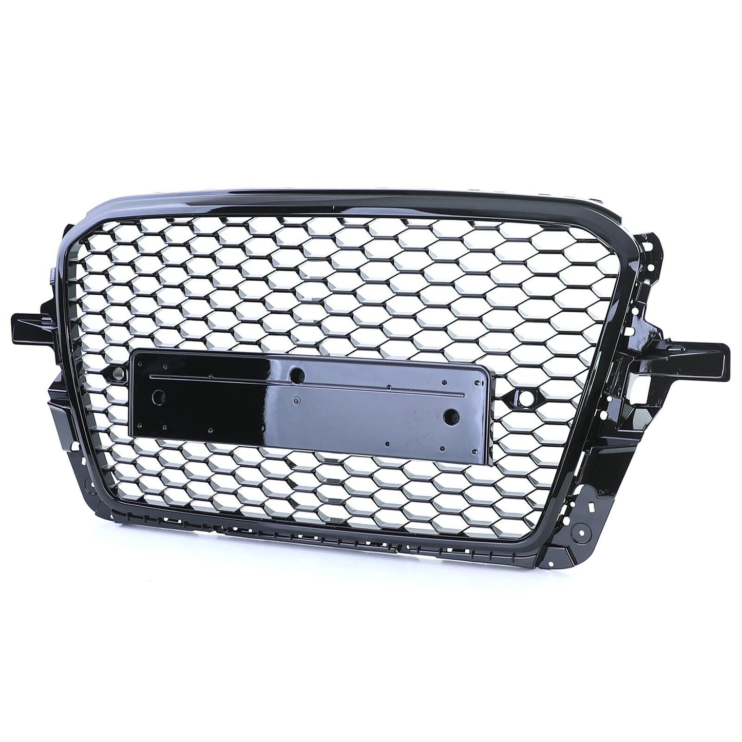 Front Bumper + Grille Without Emblem Black Fit For Audi Q5 8R 2012-2016