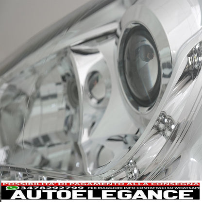 Xenon headlights suitable for vw golf 5 v jetta iii (2003-2009) chrome right hand drive 
