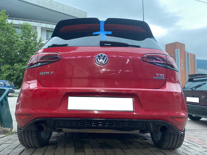 DIFFUSER SUITABLE FOR VW GOLF 7 2012-2017 GTI LOOK 1+1 GLOSSY BLACK LOOK 