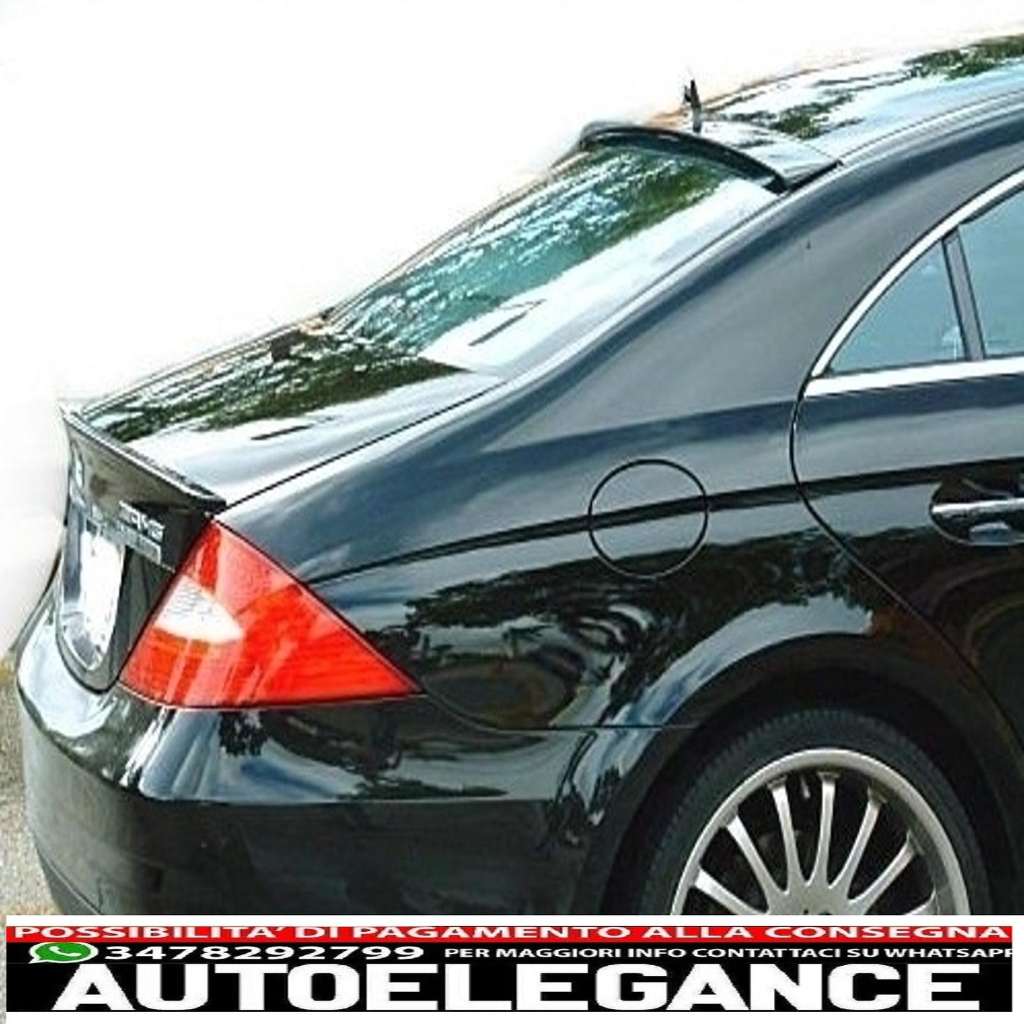 trunk spoiler and roof spoiler suitable for mercedes cls class w219 (2005-2008)