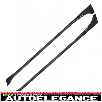 Aerodynamic body kit extension suitable for tesla model 3 (2017-up) carbon look 