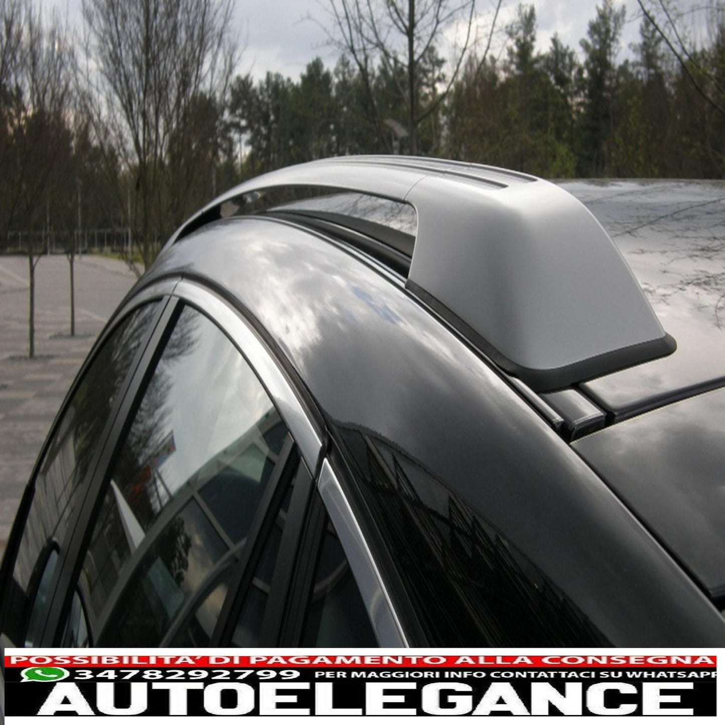 Roof rails suitable for bmw x6 e71 e72 (2008-2015) black