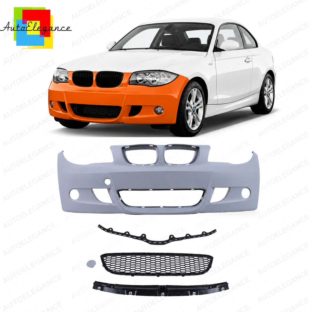SPLITTER SUITABLE FOR VW GOLF 8 GTI GTD RLINE LOOK GLOSSY BLACK SPORTY DESIGN 