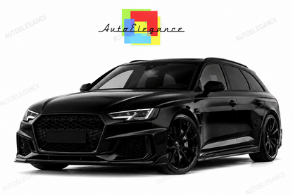 💕PARAURTI ANTERIORE AUDI A4 B9 15-19 LOOK RS4 PDC NERO💕