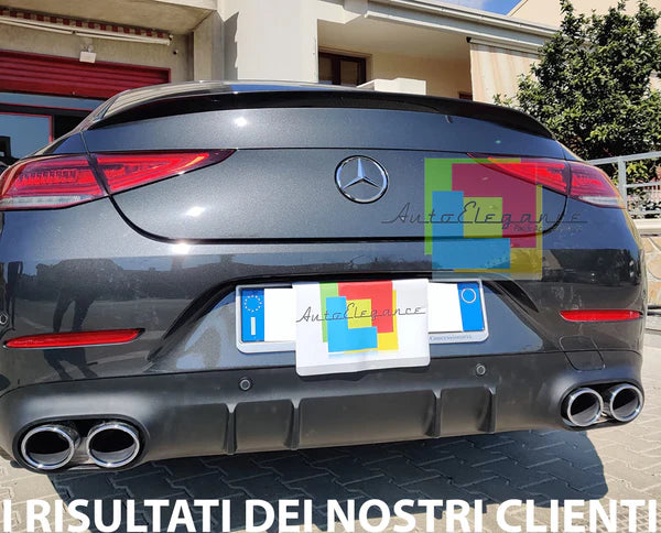 MERCEDES CLS C257 2018+ REAR DIFFUSER &amp; AMG COMATI TIPPERS 