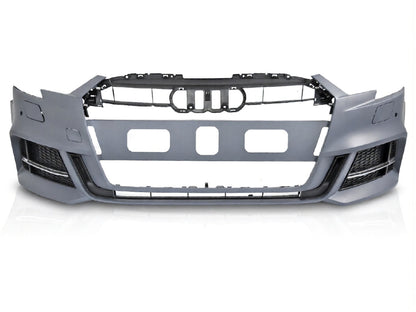 💫ART.5966 PARAURTI ANTERIORE SPORT STILE S per AUDI A3 8V BERLINA 2017-2020💫