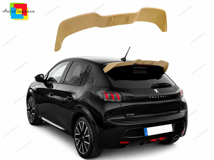 👉Spoiler Tetto Posteriore V.3 Peugeot 208 Mk2 19+ Alettone PU Non Verniciato👈