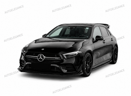 💫SOTTO MINIGONNE NERO LUCIDO PER MERCEDES CLASSE A W177💫