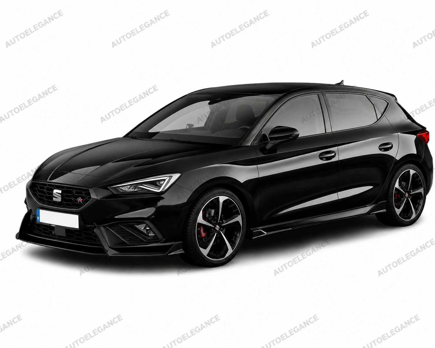 💫ART. 0272 Sotto Minigonne Nero Lucido per SEAT IBIZA 5 2017+💫