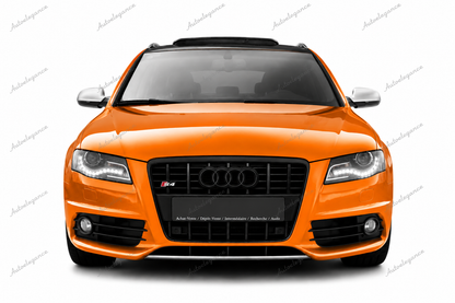 🔥ART.1942 GRIGLIA ADATTO PER AUDI A4 B8 2007-2011 LOOK S4 NERO LUCIDO🔥