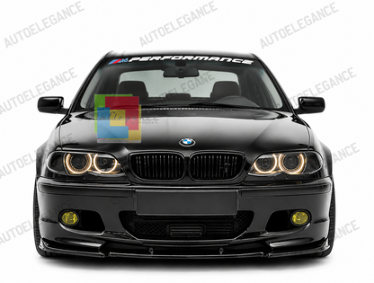 💫ART.0640 Splitter Anteriore Nero Lucido per BMW Série 3 E46 M3 ABS💫