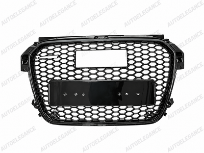 🔥ART.10653 GRIGLIA ADATTO PER AUDI A1 8X LOOK RS1 NERO 2010 - 2014🔥