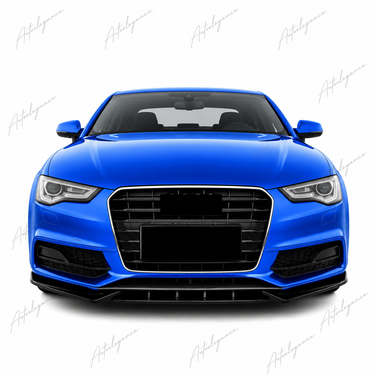 🔥ART.9913 SPLITTER ANTERIORE PER AUDI A5 S5 S LINE B8.5 FACELIFT NERO LUCIDO🔥