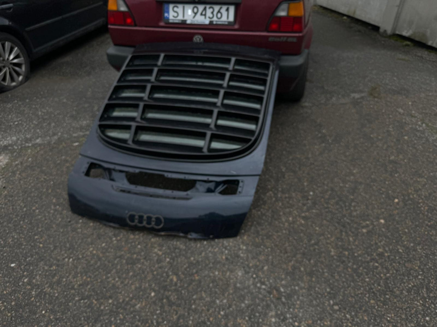 ✌️😎LOUVER PERSIANA PER FINESTRE POSTERIORE ADATTO PER AUDI TT 8J NERO 😎✌️