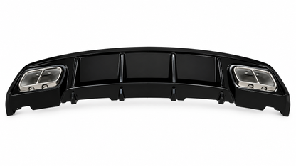👉ART.0200 Diffusore Post.+Terminali Adatto per Mercedes Classe A W176 LookA45👈