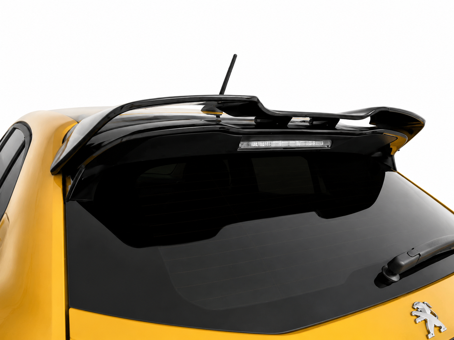 👉Spoiler Tetto Posteriore V.3 Peugeot 208 Mk2 19+ Alettone PU Non Verniciato👈