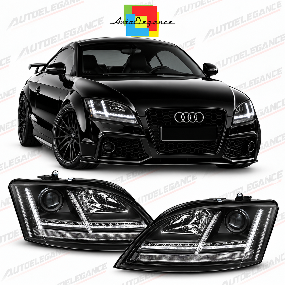 💕ART.10632 FARI  ANTERIRORI ADATTO PER AUDI TT 06-10 8J💕