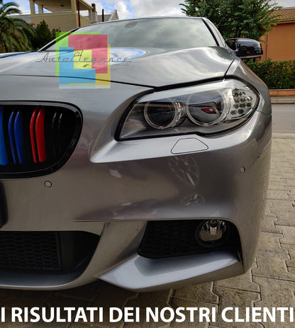 Paraurti anteriore con griglie centrali adatto per BMW Serie 5 F10 F11 Non LCI