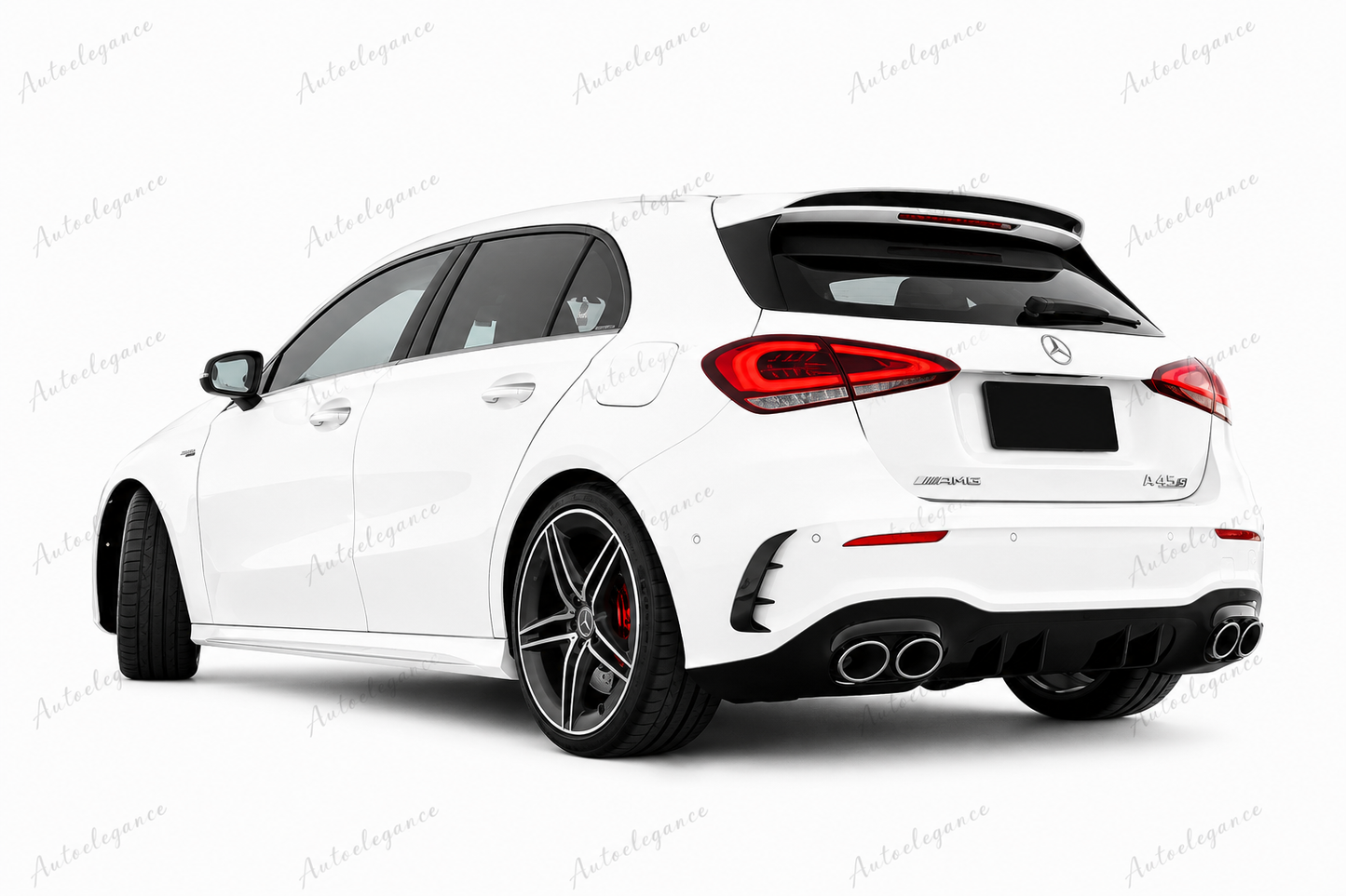 🔥ART.9973 SPOILER IN STILE AMG PER MERCEDES A A35 A45 W177 NERO LUCIDO 2018+🔥