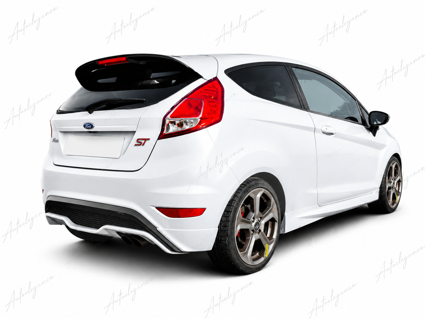 🔥ART.9911 SPOILER IN STILE 'ST LOOK' PER FORD FIESTA MK7 MK7.5 NERO LUCIDO🔥