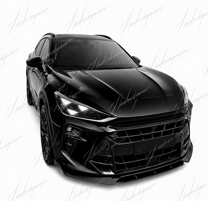 🔥SPLITTER ANTERIORE PER SEAT CUPRA TERRAMAR 24-26 NERO LUCIDO STILE SPORTIVO🔥