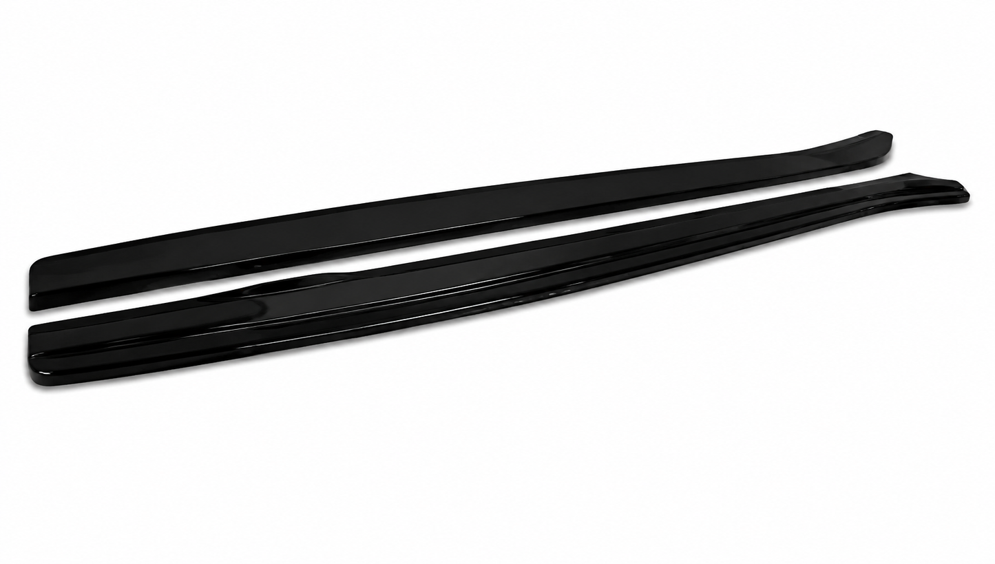 SPLITTER SUITABLE FOR VW GOLF 8 GTI GTD RLINE LOOK GLOSSY BLACK SPORTY DESIGN 