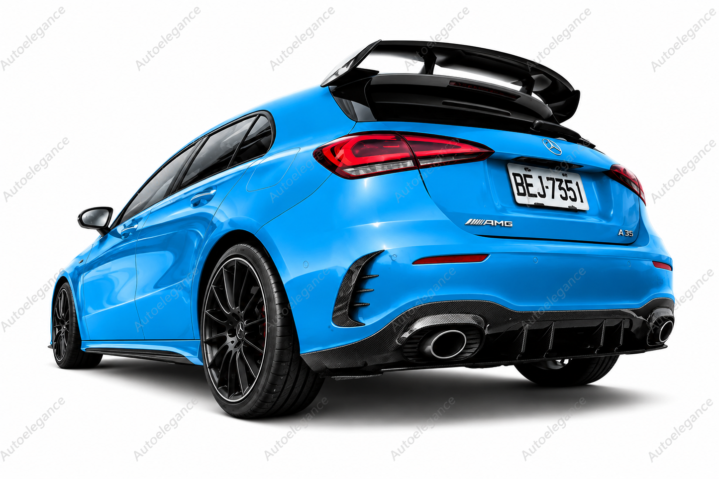 🔥COPPIA DI ALETTE POSTERIORI MERCEDES W177 AMG LINE HATCHBACK FIBER CARBONI🔥