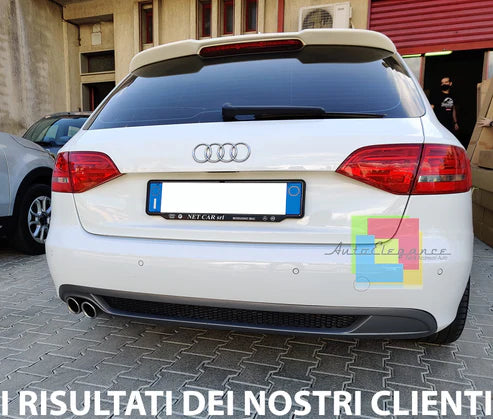 AUDI A4 B8 AVANT SEDAN 2007-2011 REAR DIFFUSER SLINE PLATINUM GREY