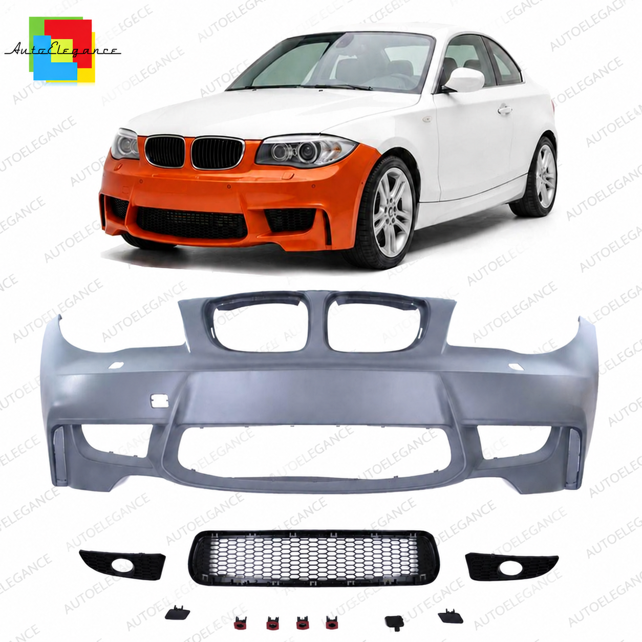 👉Paraurti anteriore adatto per BMW Serie 1 (E81 E87 E88 E82) 2004-2013👈